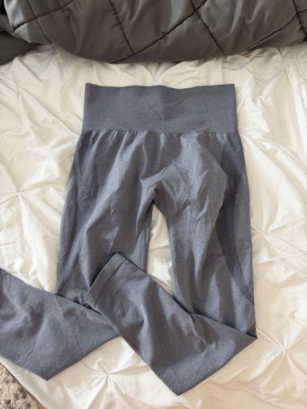 NVGTN Gray High-Waist Seamless Leggings